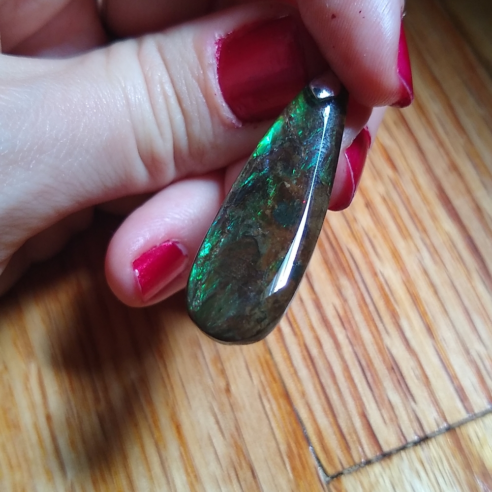 Ammolite pendant - Picture 8 of 10